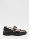 Roger Vivier Ballerine Con Cinturino Viv Rangers In Black