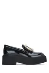 Roger Vivier Viv' Rangers Crystal Embellished Leather Loafers In Multicolor