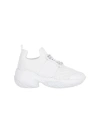 Roger Vivier Viv Crystal Buckle Slip-on Sneaker In White