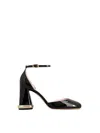 Roger Vivier Roundytoe Ankle Strap Dec 85 In Black