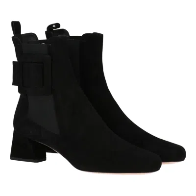 Roger Vivier Womens Black Boot