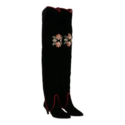 Roger Vivier Womens Black Boot