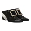 Roger Vivier Womens Black Mule In Black