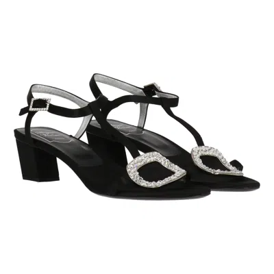Roger Vivier Womens Black Sandal