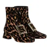 Roger Vivier Womens Black/pink Boot