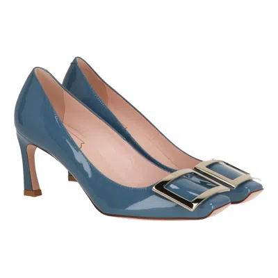 Roger Vivier Womens Blue Pump
