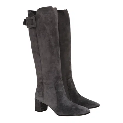 Roger Vivier Womens Grey Boot In Gray