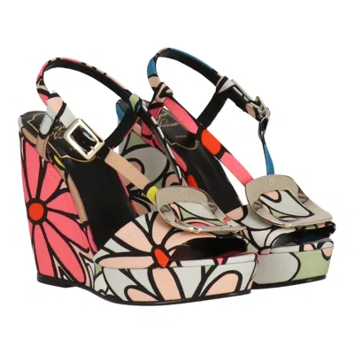 Roger Vivier Womens Pistachio Wedge In White