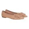 Roger Vivier Womens Rose Ballerina Flat
