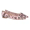 Roger Vivier Womens Rose Flat