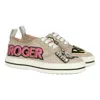 Roger Vivier Womens White Sneaker