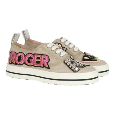 Roger Vivier Womens White Sneaker