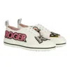 Roger Vivier Womens White Sneaker