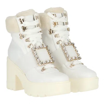 Roger Vivier Womens White/grey Boot