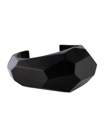 Pre-owned Roger Vivier Wood Cuff Bracelet, 6" In Multicolor