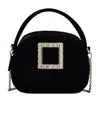 Roger Vivier Zipper Shoulder Bag In Black