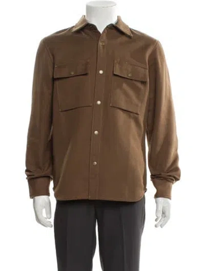 Pre-owned Rogue Territory Utility Jacket In Brown