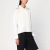 Rohe Cream-colored Silk Double-breasted Shirt In White