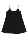 Rohe A-line Appliqué Mini Dress In Black