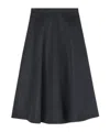 Rohe A-line Midi Skirt In Black