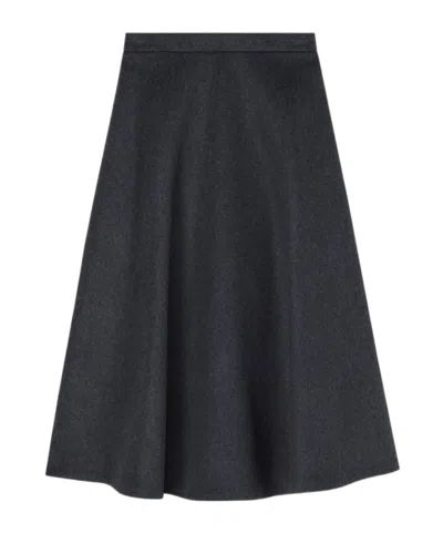 Rohe A-line Midi Skirt In Black