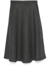 Rohe A-line Midi Skirt In Grey