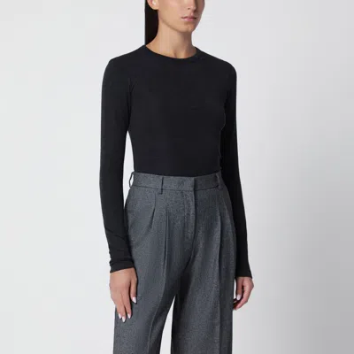 Rohe Sweater Woman Color Charcoal In Blue