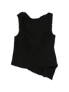 Rohe Asymmetric Draped Top In Black