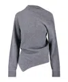 Rohe Asymmetrical Sweater In Gray