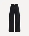 Rohe High-rise Wide-leg Jeans In Black