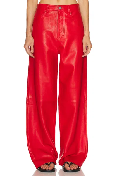 ROHE BAGGY LEATHER PANT