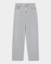 Rohe Baggy Mid-rise Jeans In Gray