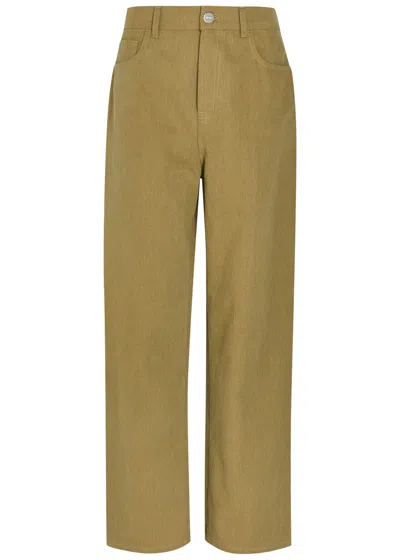 Rohe Baggy Wide-leg Jeans In Brown