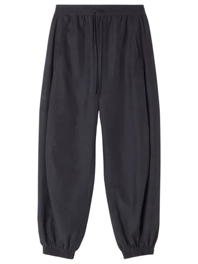 Rohe Balloon Track Trousers In Textured Crumpled Fabric In Black