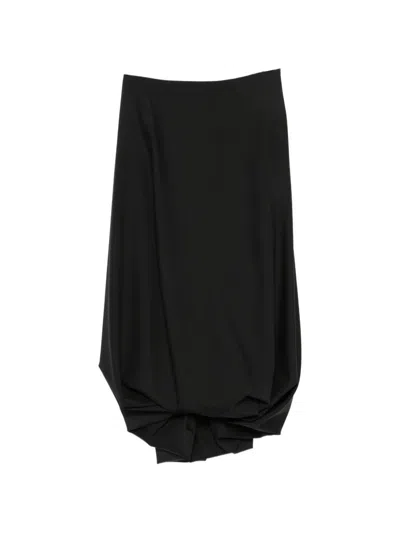 Rohe Baloon Midi Skirt In Black