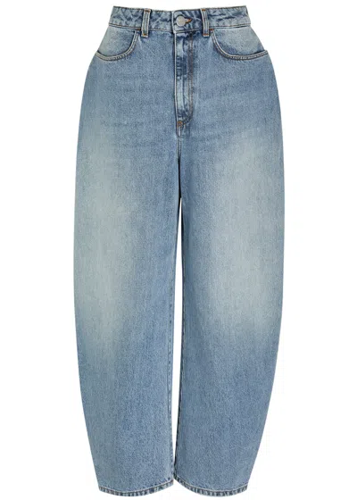 Rohe Barrel-leg Jeans In Blue