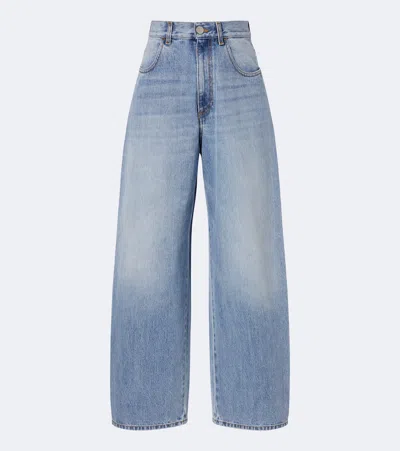 Rohe Róhe Barrel-leg Jeans In Blue