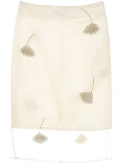 ROHE BEAD-EMBELLISHED SKIRT