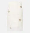 Rohe Silk Skirt With Jewel Details In White