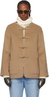 Rohe Beige Double-faced Wool Jacket In Multi