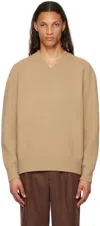Rohe Brushed Sweater In 260 Camel