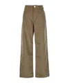Rohe Cotton Corduroy Wide-leg Pants In Brown