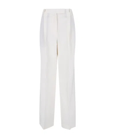 Rohe Belt Loop Casual Pants In White