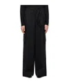 Rohe Black Tailored Cargo Trousers In Black