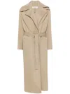 Rohe Double-collar Belted Trench Coat