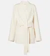 Rohe Double Faced Kimono Style Jacket In White