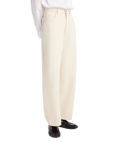 Rohe Berber Barrel Leg Jeans In Ecru In White