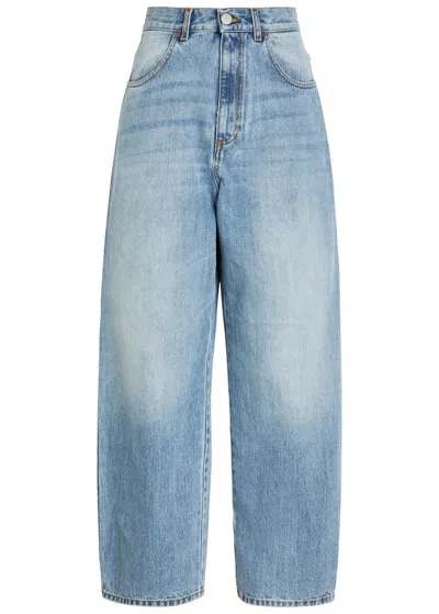Rohe Berber Barrel-leg Jeans In Blue