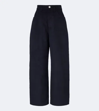 Rohe Corduroy Trousers In Black