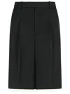Rohe Pleated Front Shorts In Black